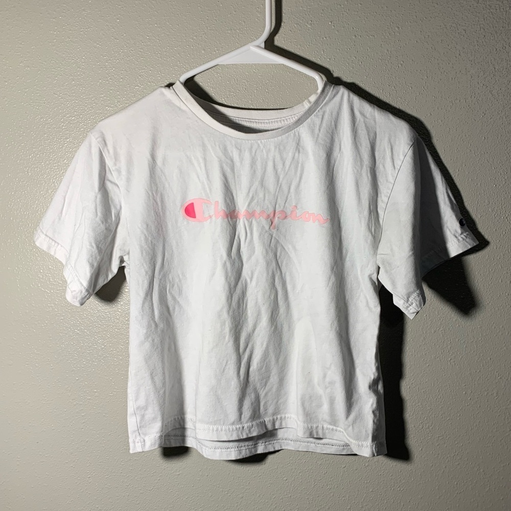 Champion crop top - size large